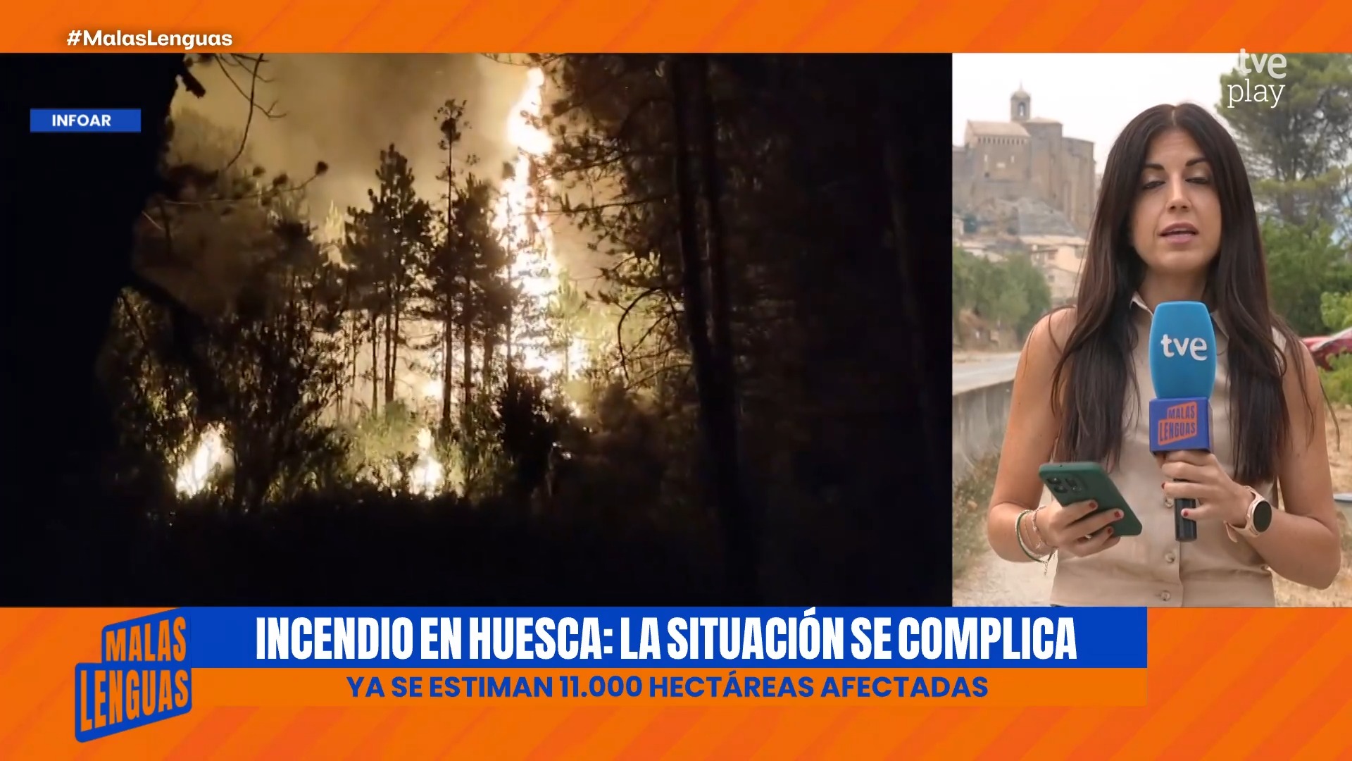 La UME rescata los restos de los Reyes de Aragón del incendio de Riglos