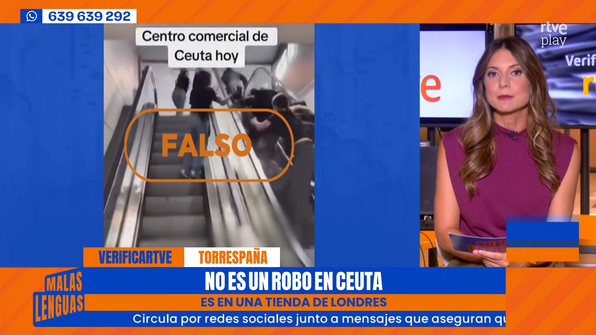 Falso el vídeo del robo en Ceuta: las imágenes son de una tienda en Londres