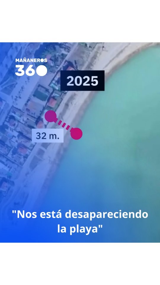La playa Casablanca de Almenara pierde el 75% de su anchura en dos décadas