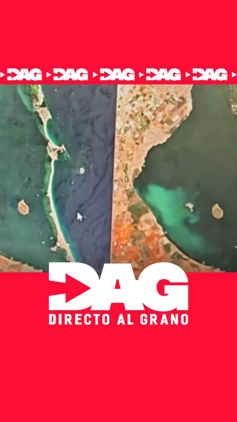 La mancha blanca del Mar Menor se extiende y amenaza su biodiversidad