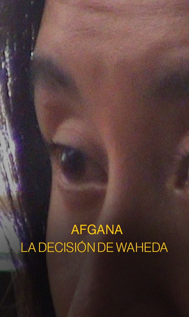 Una joven afgana huye del país pero deja atrás a toda su familia