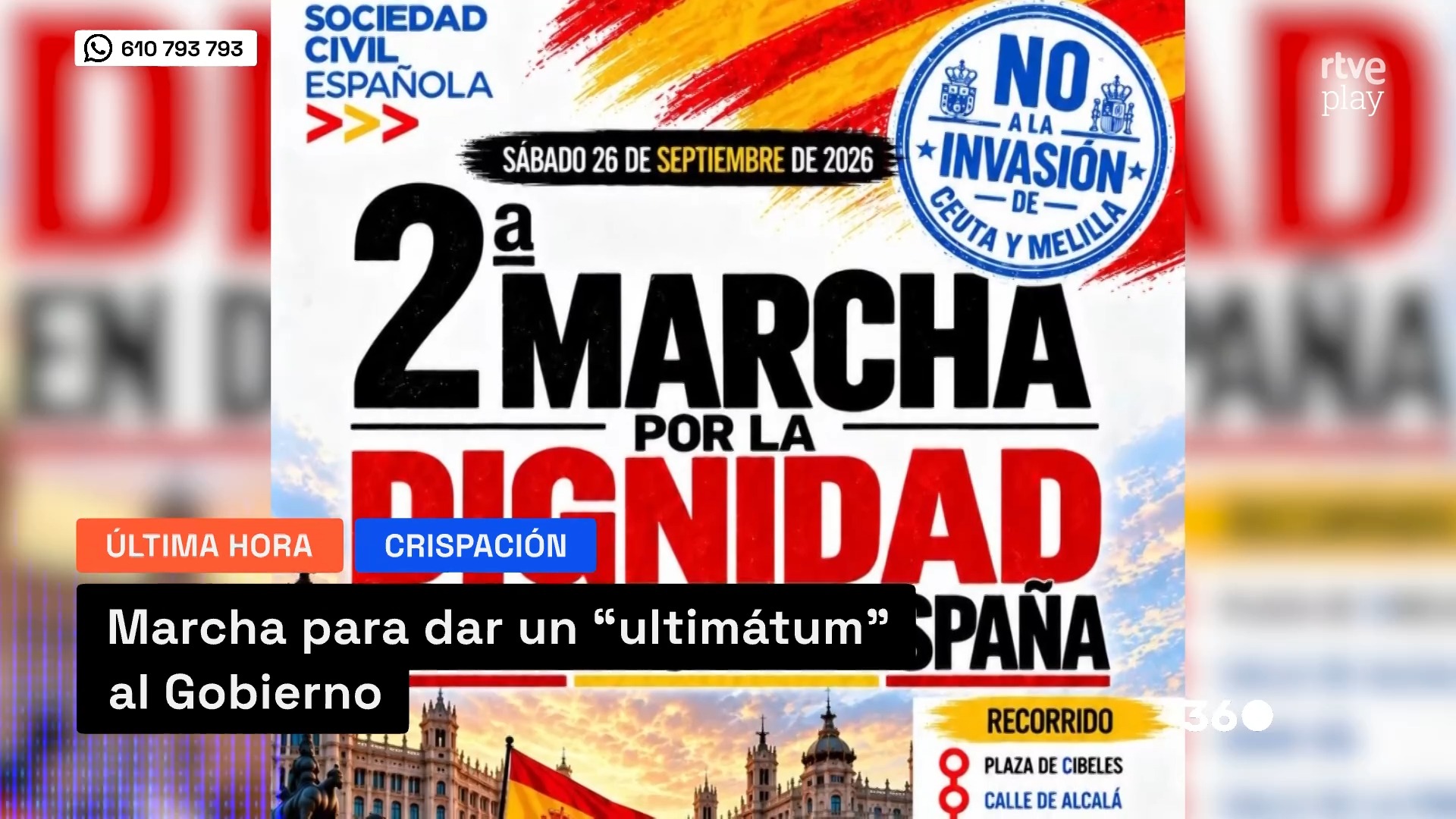 PP y Vox se unen en una marcha para exigir elecciones antes del 15 de noviembre