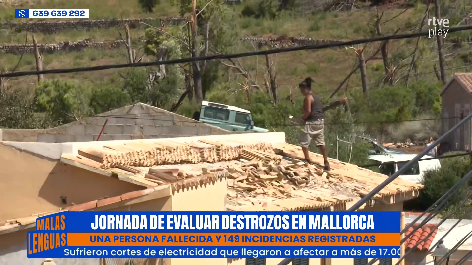 Tormentas en Mallorca: vientos de 150 km/h causan destrozos y una víctima