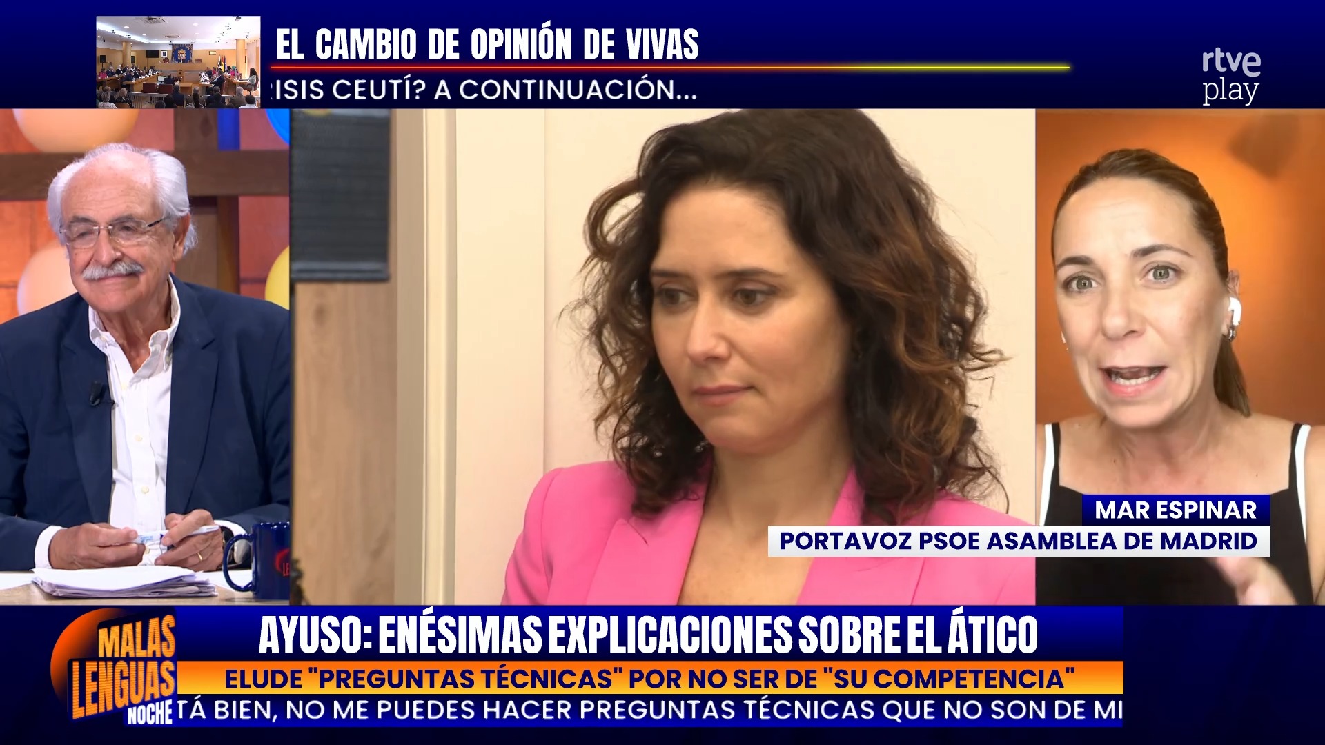 Ayuso se enreda en explicaciones sobre la visita al ático de Planifica