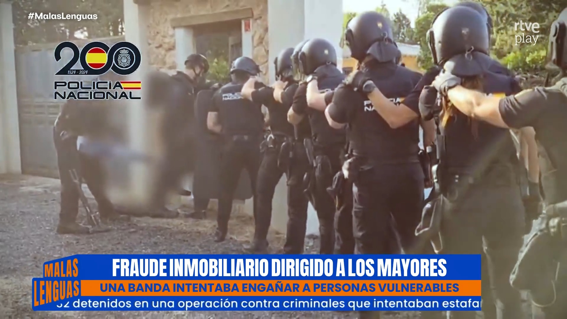32 detenidos por estafar a ancianos vulnerables con sus viviendas