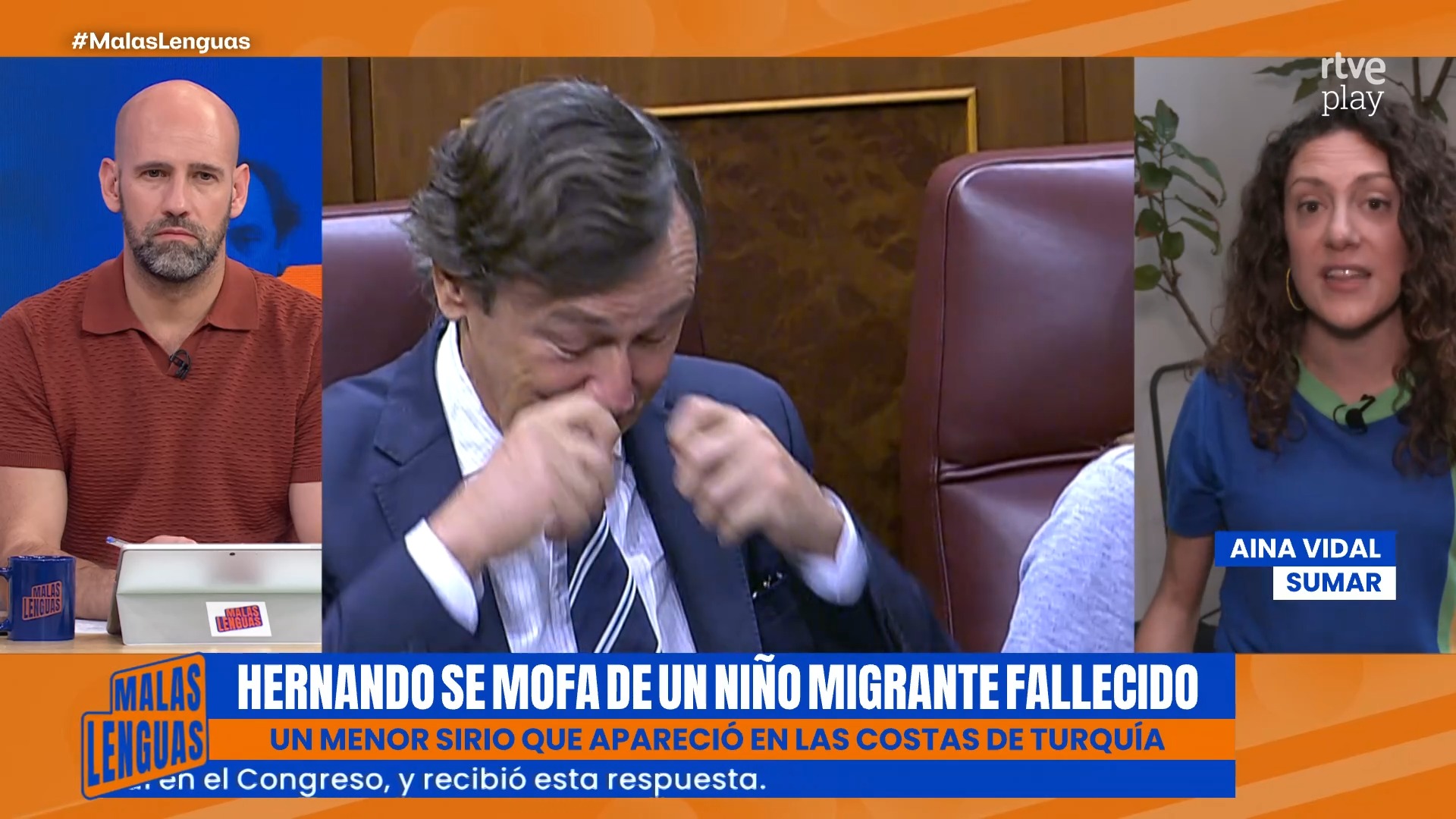 Sumar tacha de repulsivo el gesto de Hernando al recordar a Aylan Kurdi
