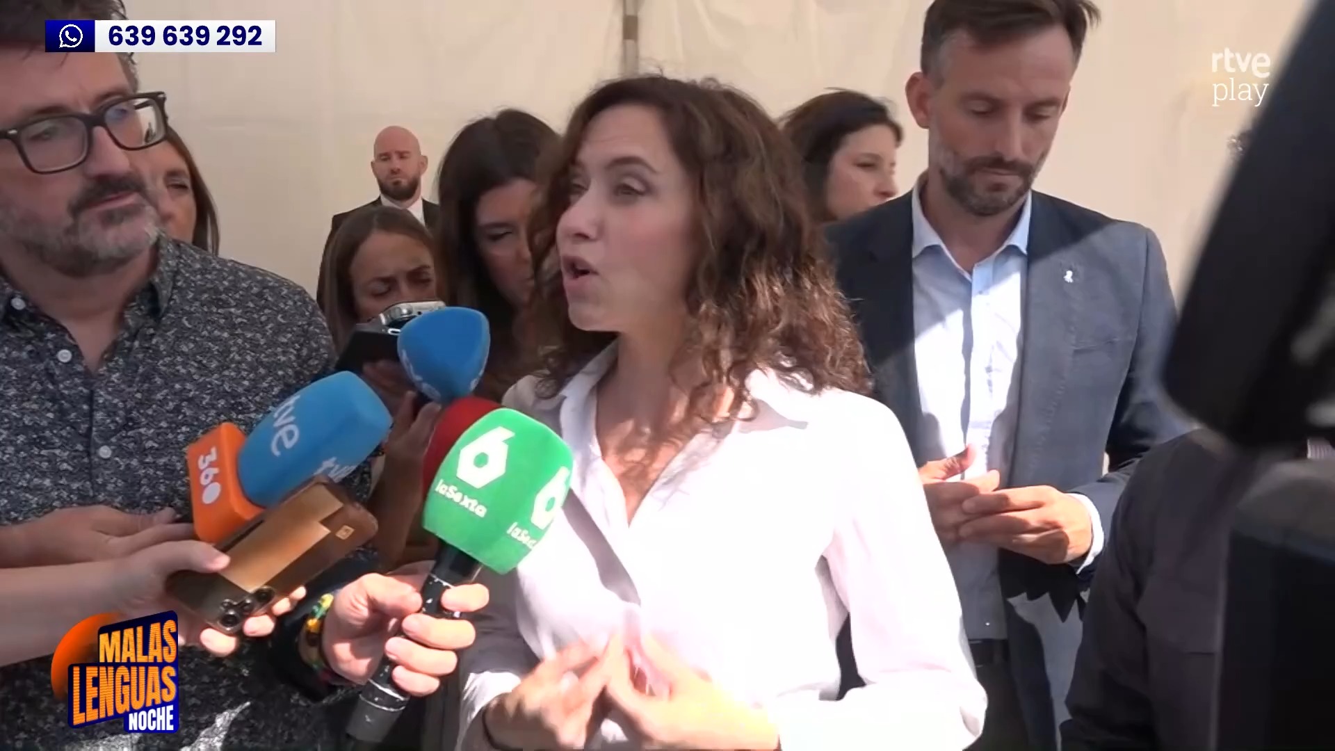 Isabel Díaz Ayuso muestra nerviosismo en comparecencia por su vivienda