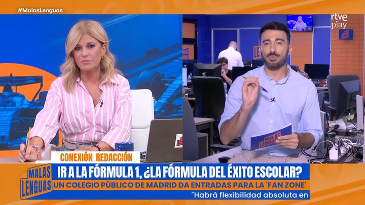 Un colegio de Madrid reparte entradas de Fórmula 1 pese a avisos por atascos