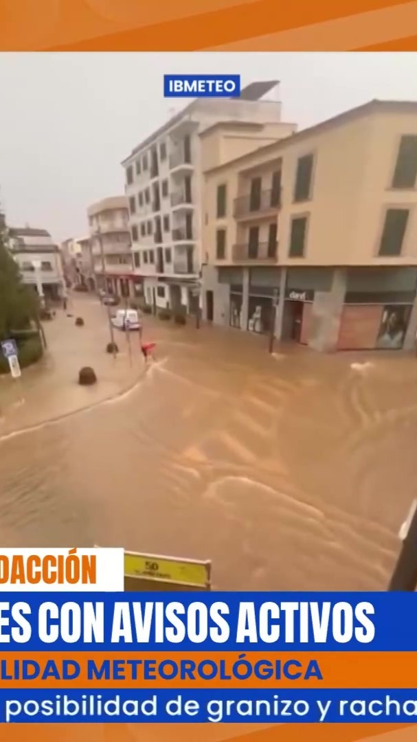 Una mujer de 67 años muere ahogada en Baleares por las tormentas
