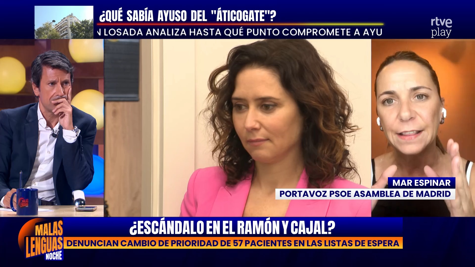 Ayuso ignora las denuncias de listas de espera y escándalos en hospitales de Madrid