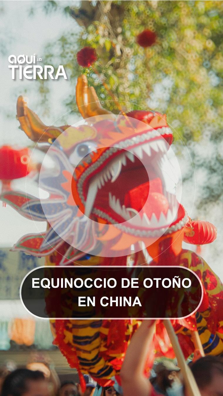 China celebra el equinoccio con un dragón de maíz de 56 metros