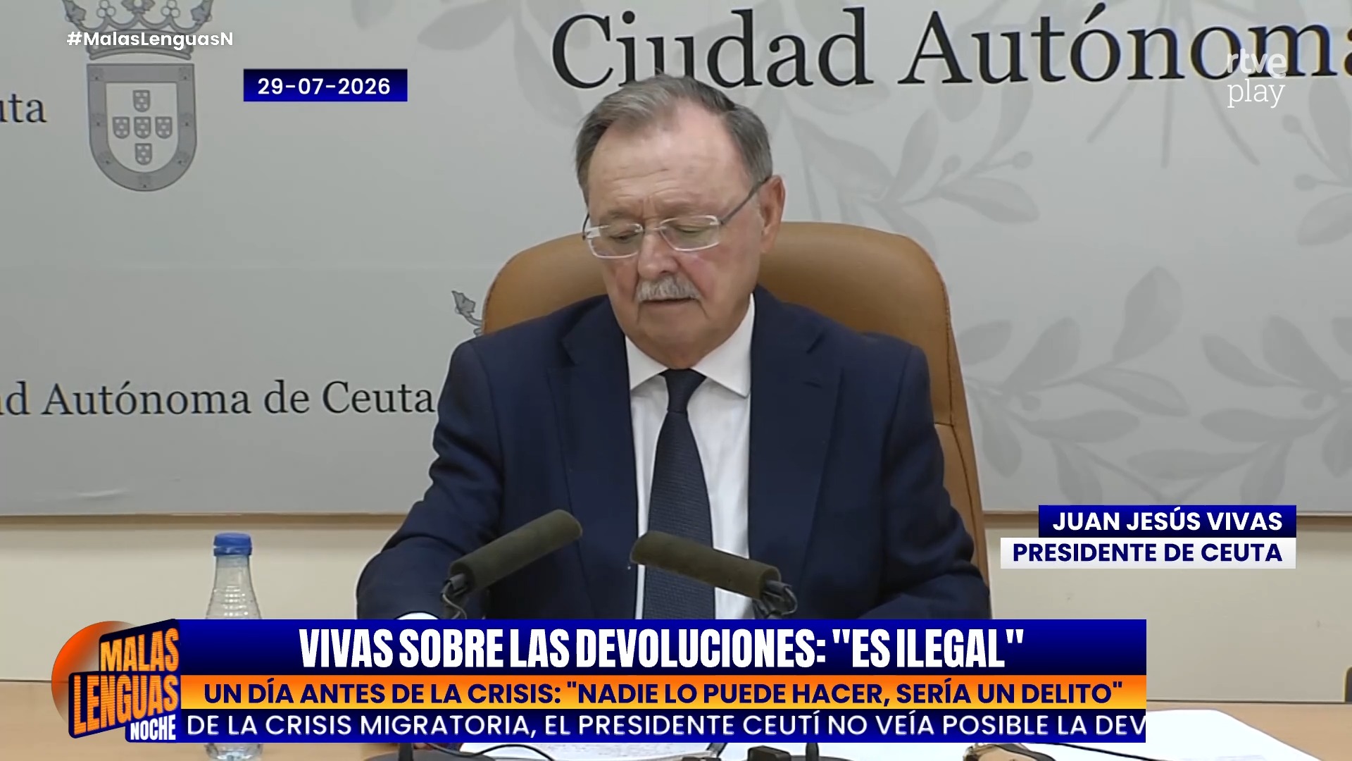 El presidente de Ceuta cambia de postura sobre las devoluciones en caliente de migrantes