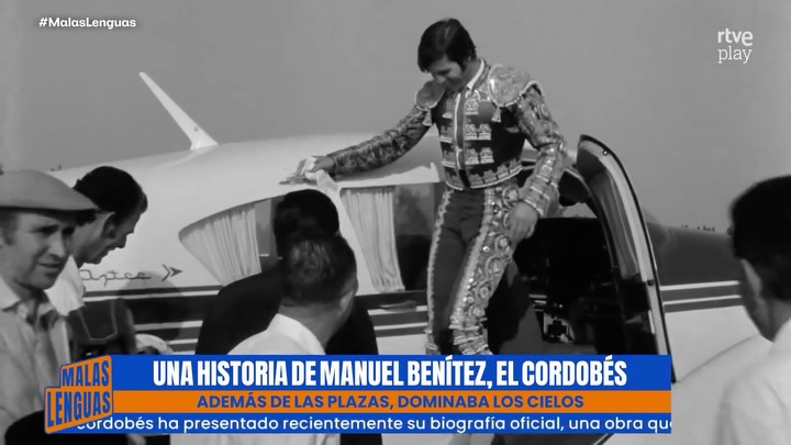 El Cordobés pilotó su primer avión en imágenes ocultas por el NODO
