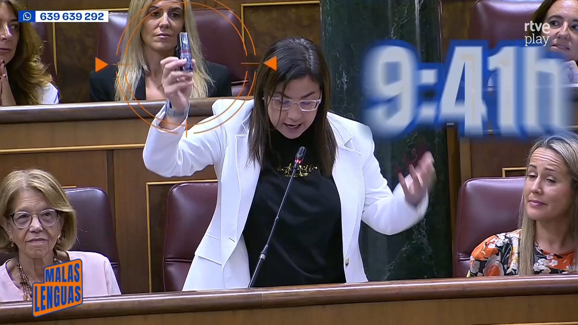 Ana Vázquez saca un spray de pimienta en el Congreso y es expulsada del hemiciclo