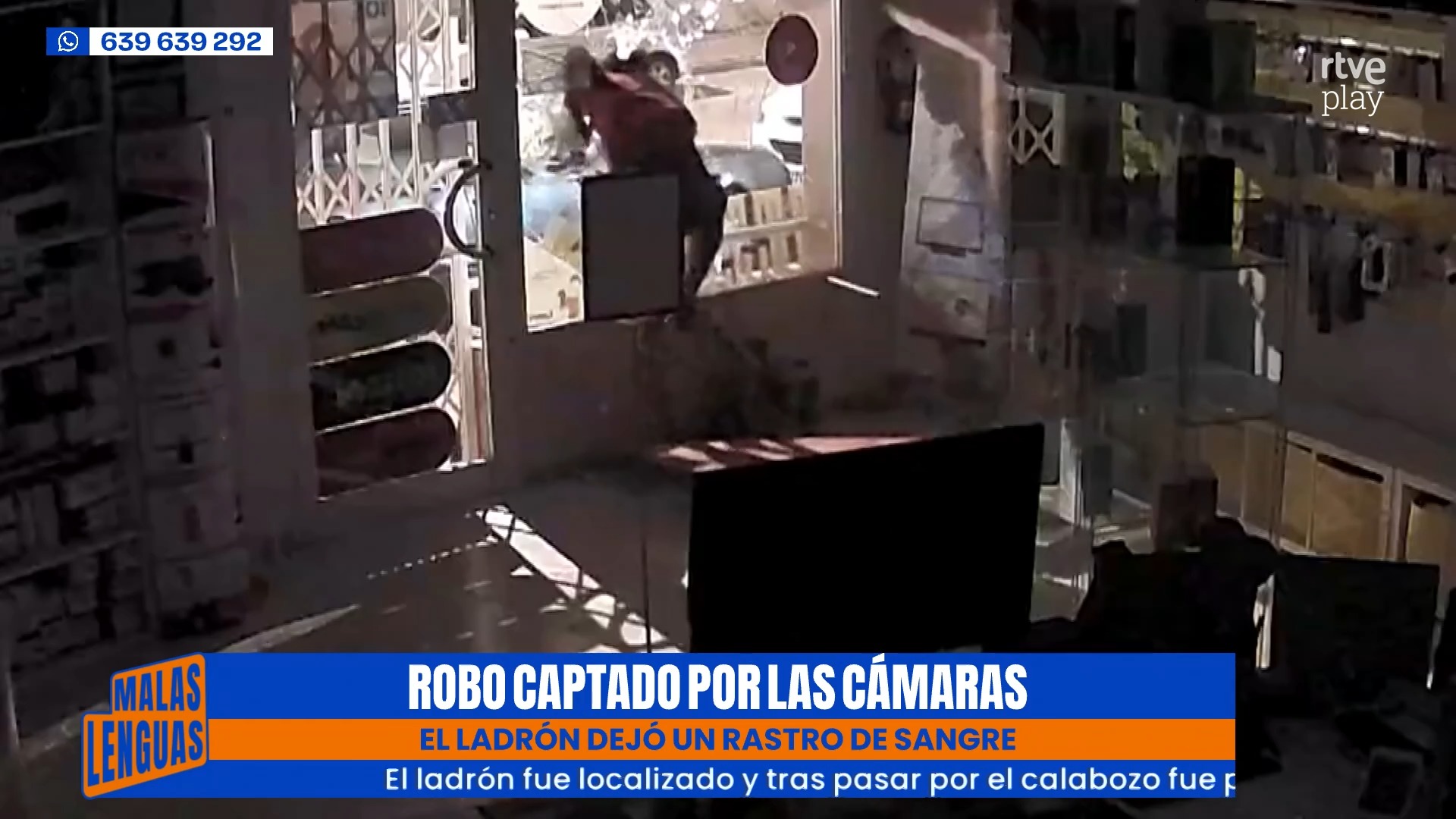 Un ladrón reincidente deja un rastro de sangre en un robo en Almuñécar