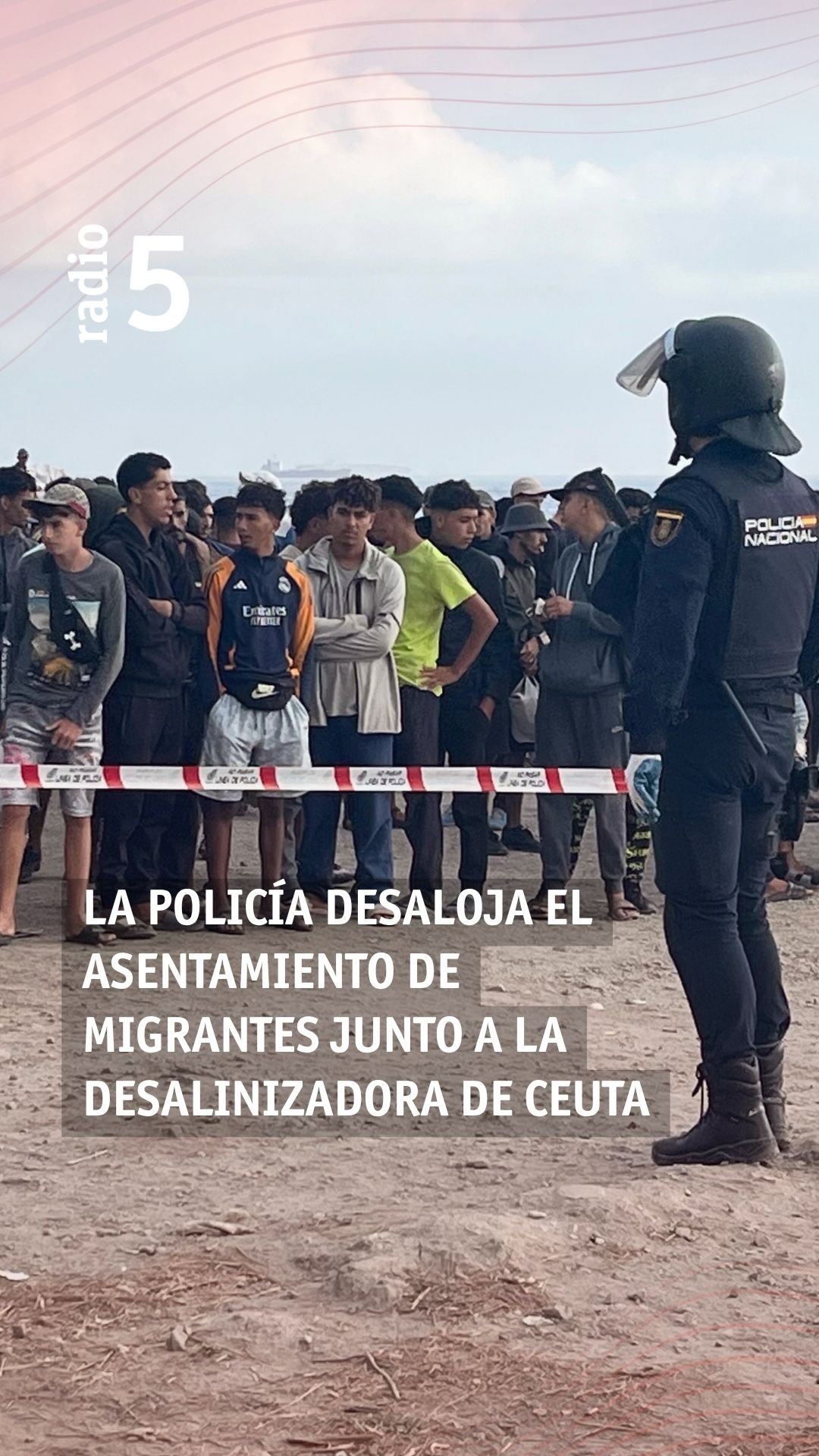 350 agentes trasladan a 250 migrantes al guano por riesgo de lluvias