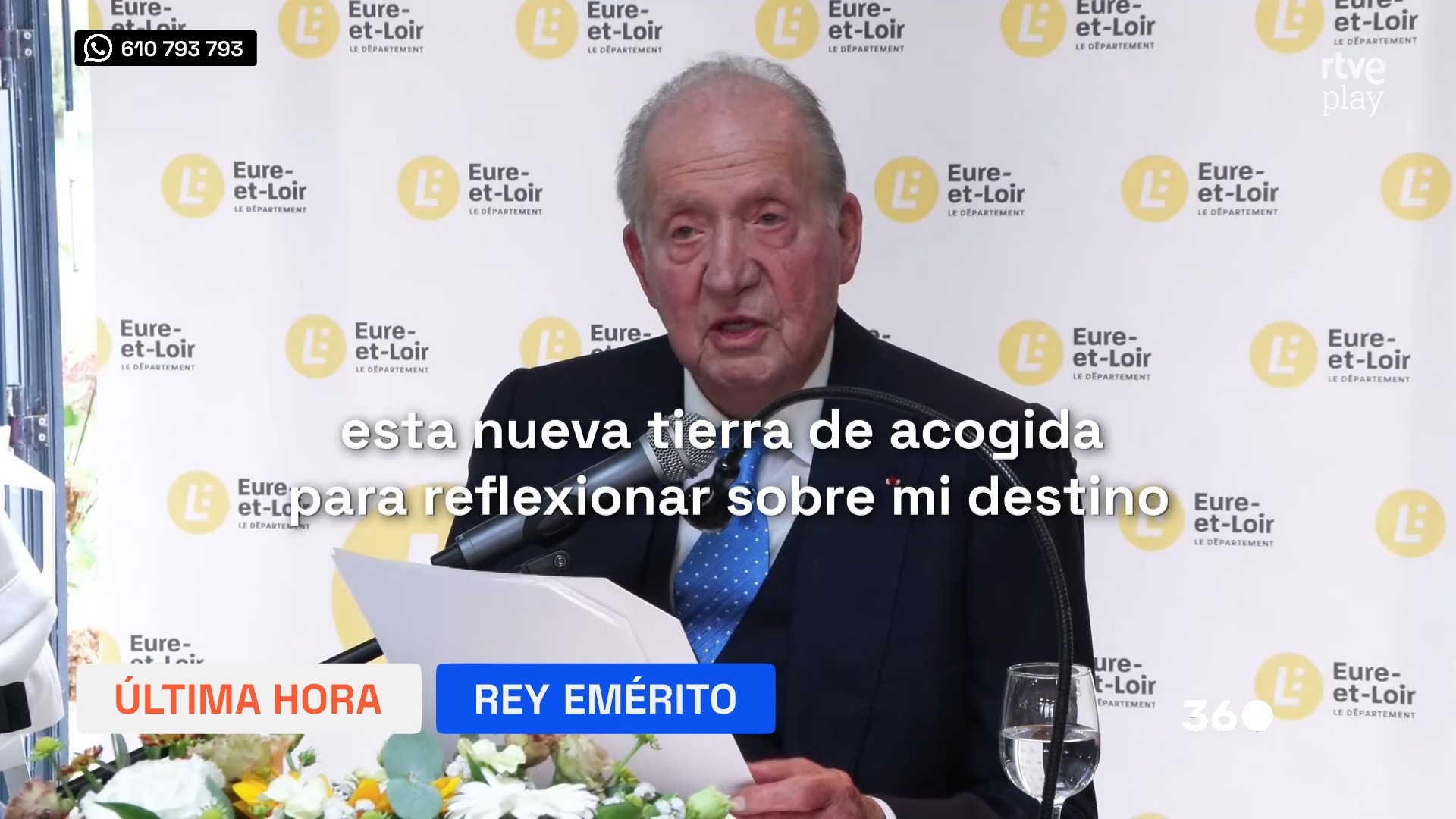El emérito confiesa en París que extraña España pero vive tranquilo en Abu Dhabi