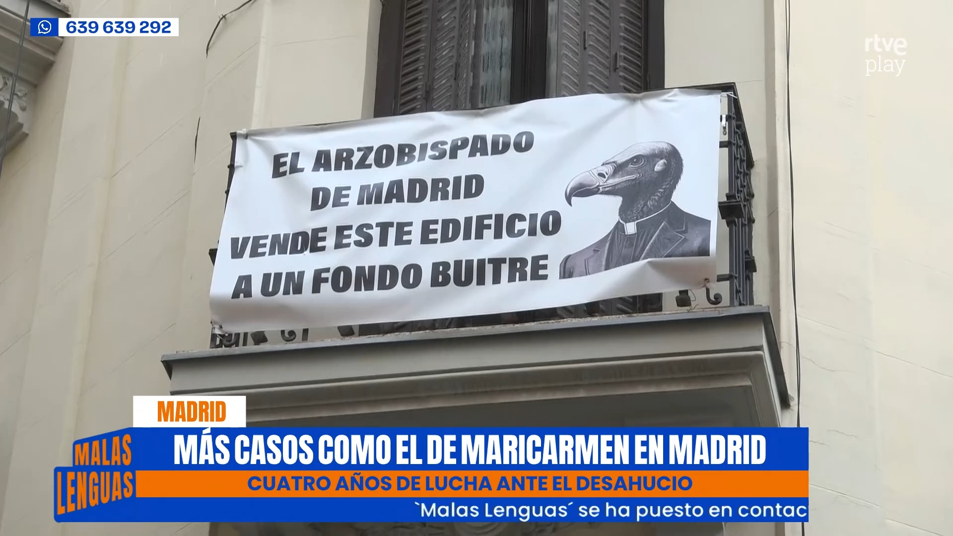 La Iglesia vende pisos a fondo buitre: vecinos de Madrid temen el desalojo