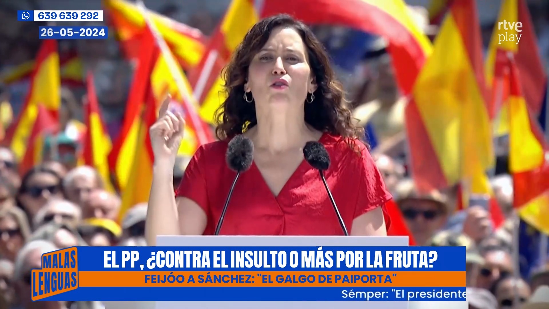 Sémper promete desterrar los insultos si el PP gana las elecciones