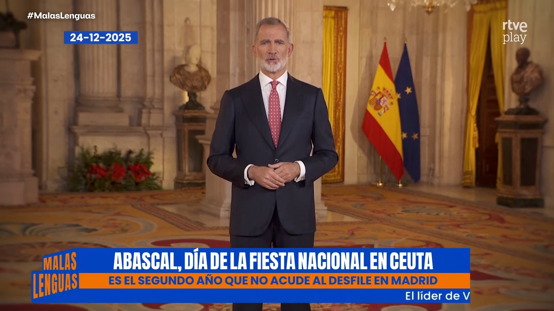Abascal justifica su plantón a los Reyes desde Ceuta por la migración