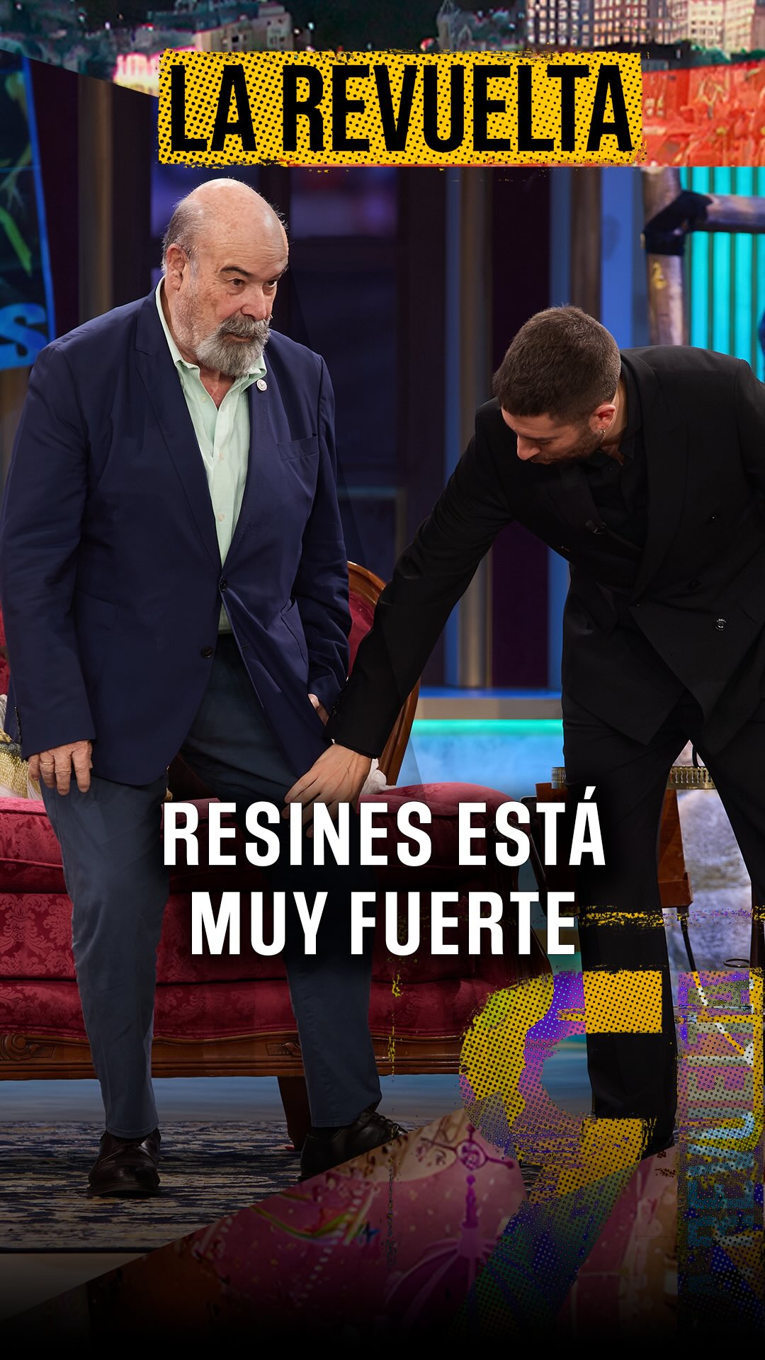 Agradezco mucho que Resines venga sin absolutamente nada preparado y que sus secciones se basen en insultos y faltadas entre él y Broncano