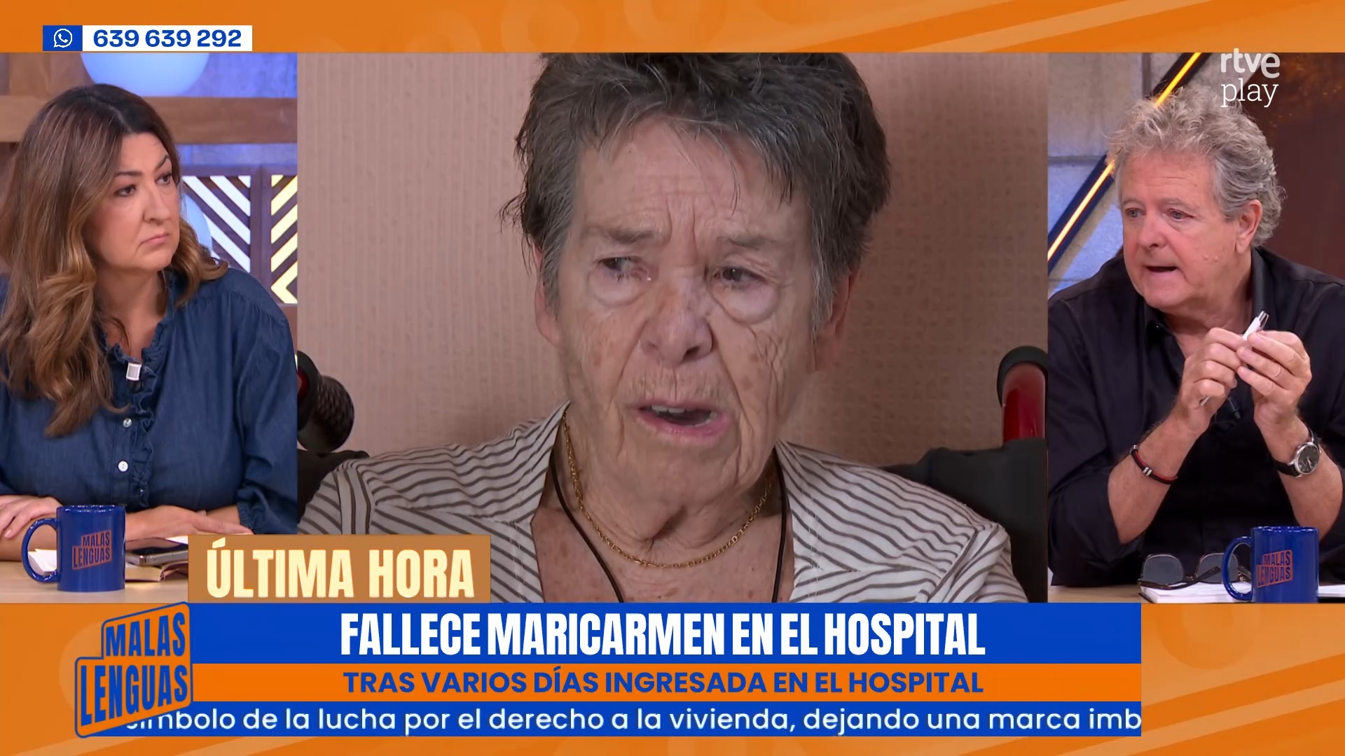 Mari Carmen, de 87 años, denuncia en Sol: 'No son muertes, son asesinatos'