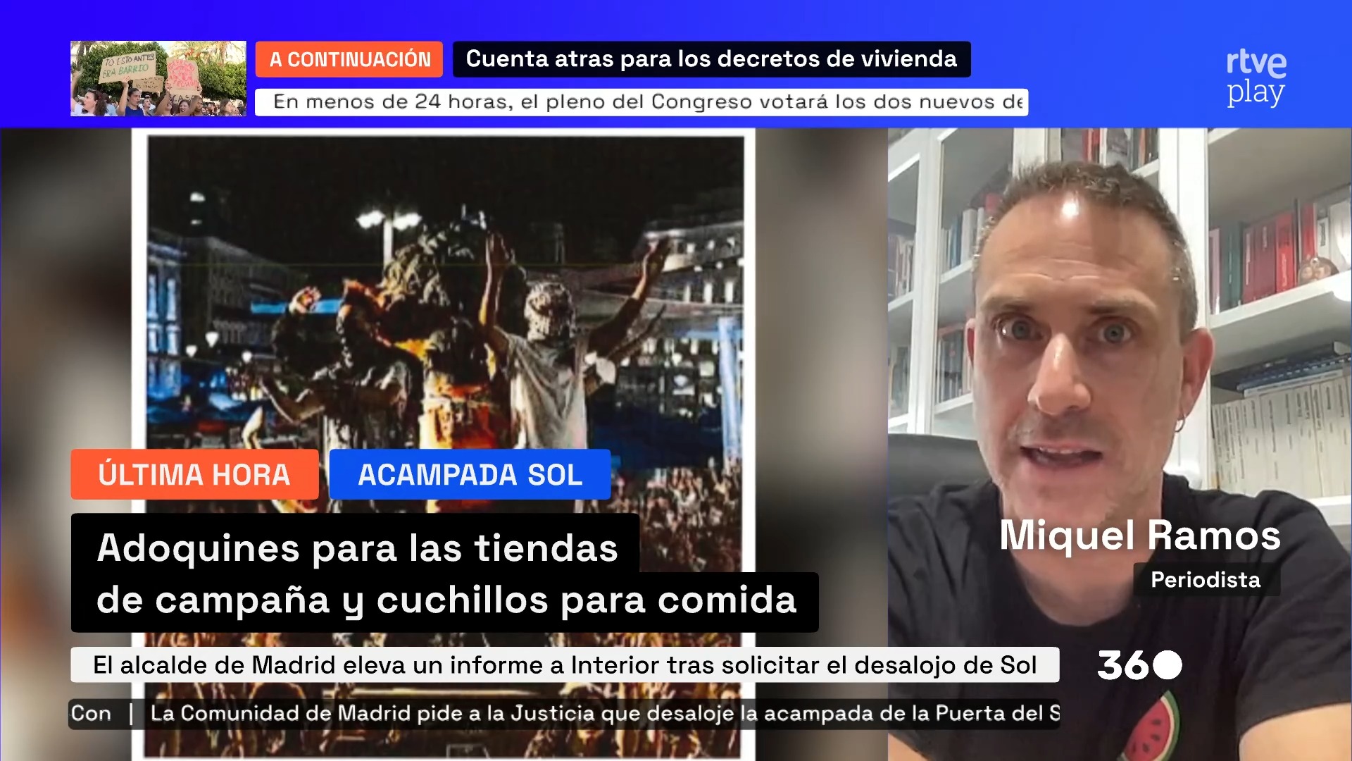 Denuncian indicios falsos para levantar la acampada y criminalizar la protesta