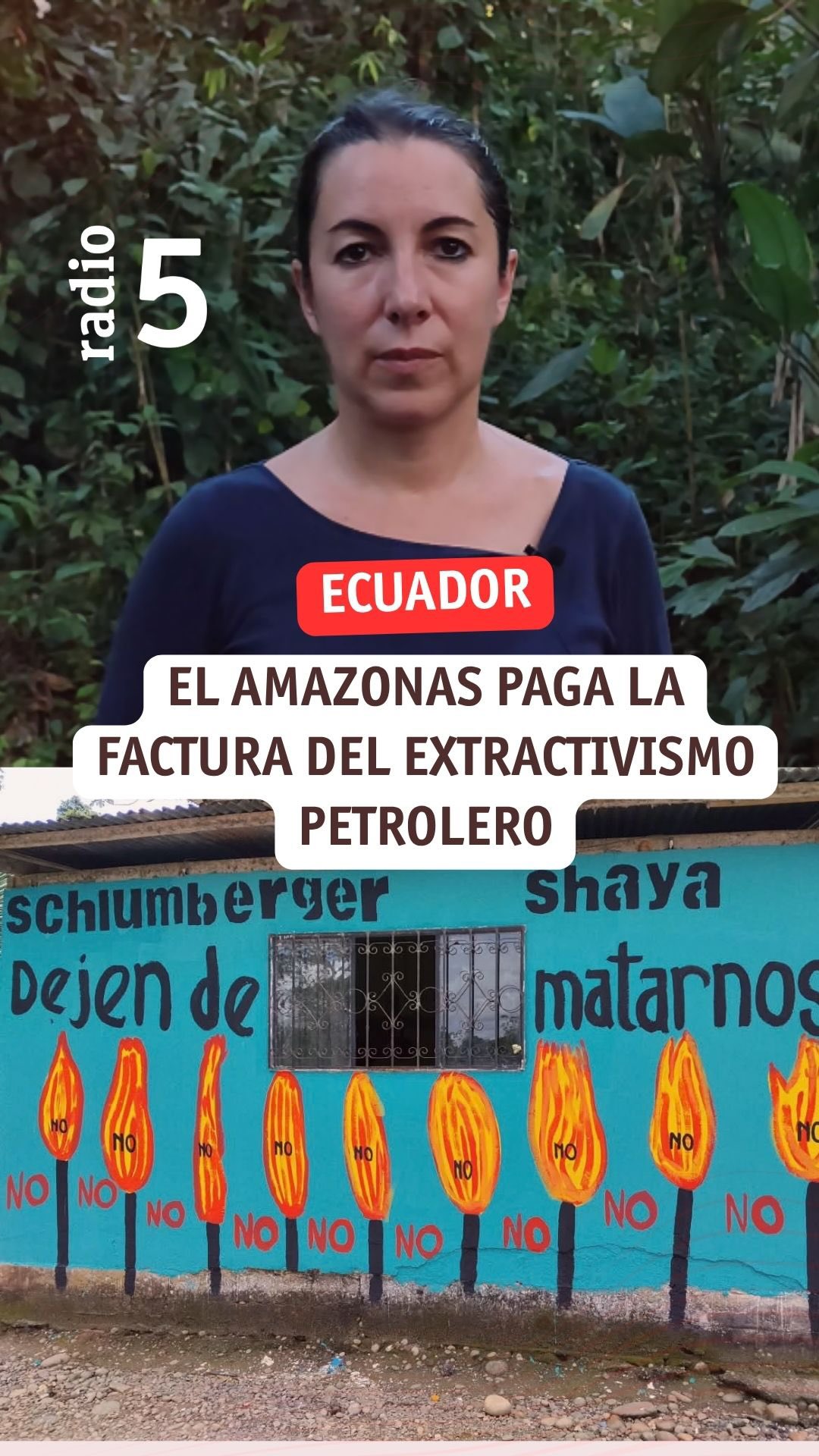 500 mecheros en la Amazonía ecuatoriana emiten dos toneladas de CO2 cada día