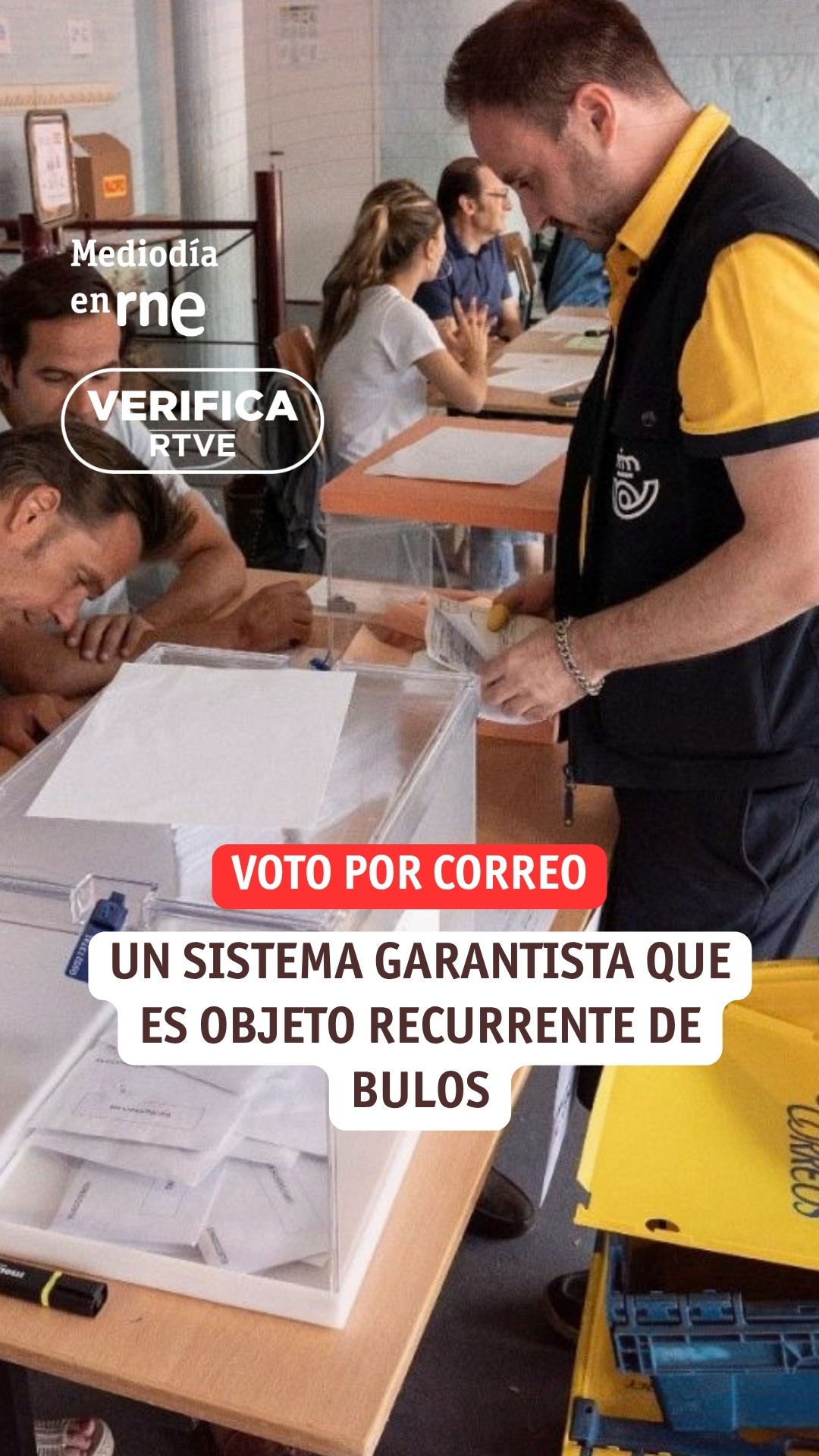 El voto por correo en España exige tres identificaciones para garantizar su limpieza