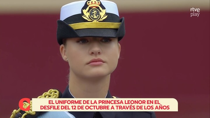Leonor completa 12 años de tradición en el desfile del Día de la Hispanidad