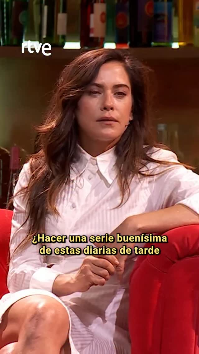 Ana Torrent está muy a favor de defender las series diarias en #AlCieloConElla.