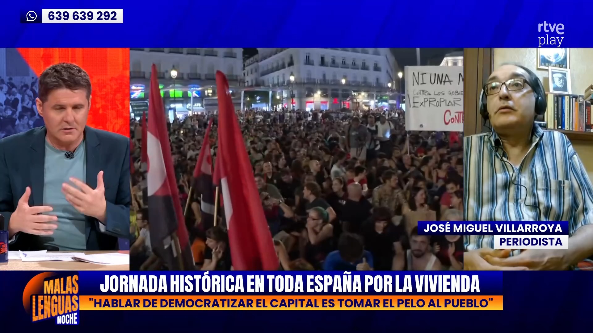 Villarroya: el capitalismo especula con la vivienda y las leyes lo protegen