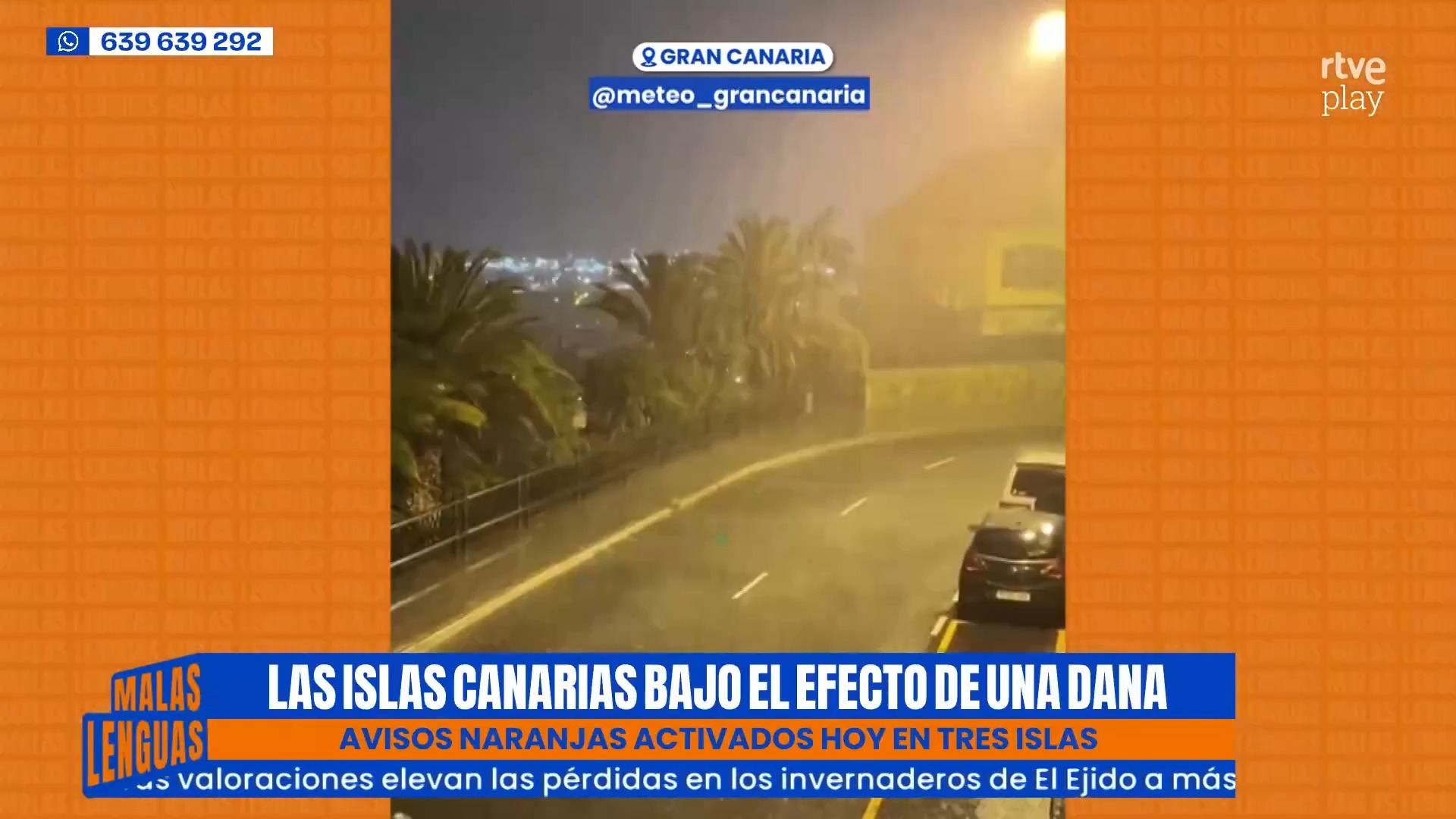 La DANA azota Canarias: inundaciones, cancelaciones de vuelos y nieve en el Teide
