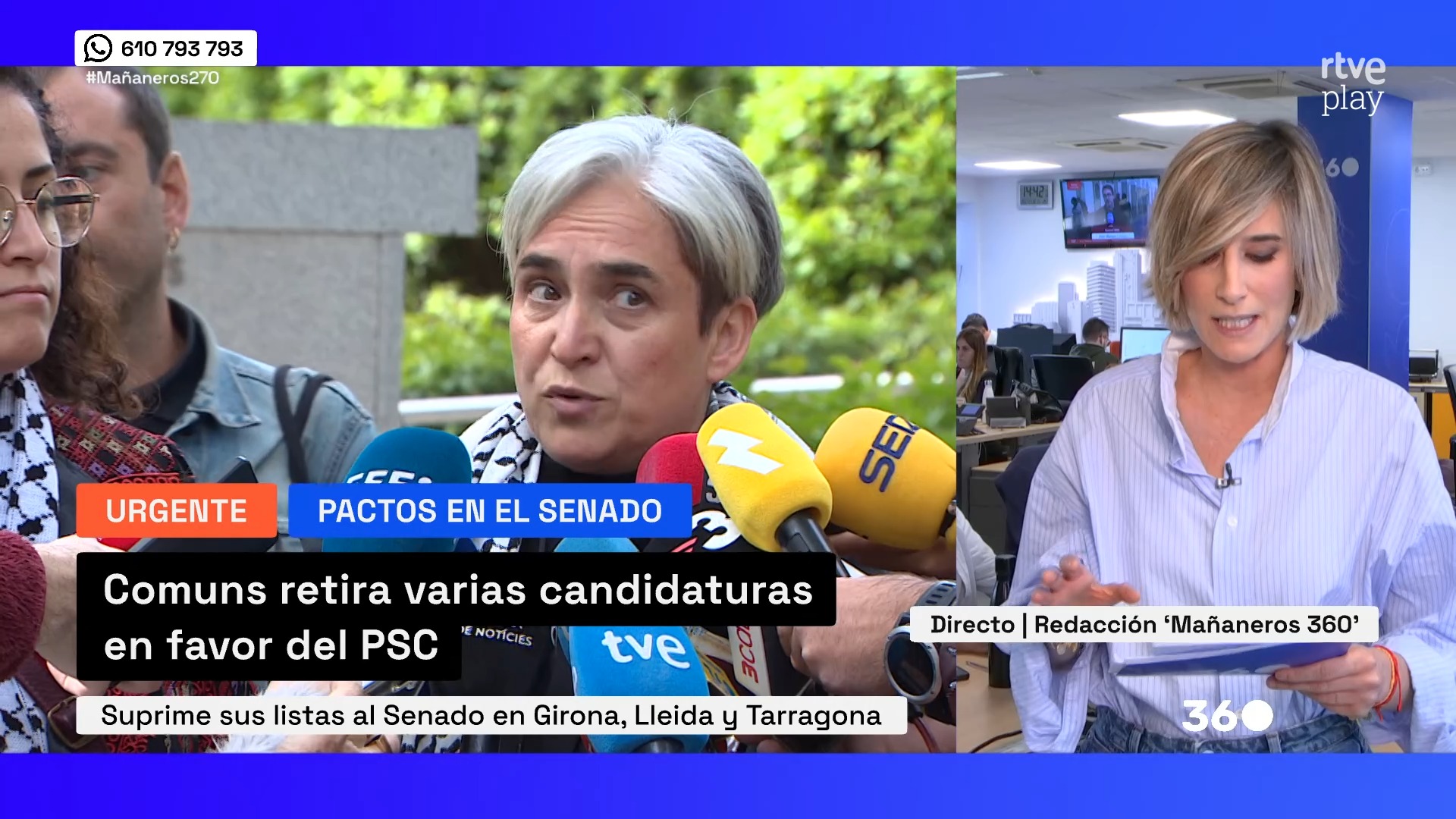 PSC y Comuns alcanzan un acuerdo para el Senado y competirán solo en Barcelona
