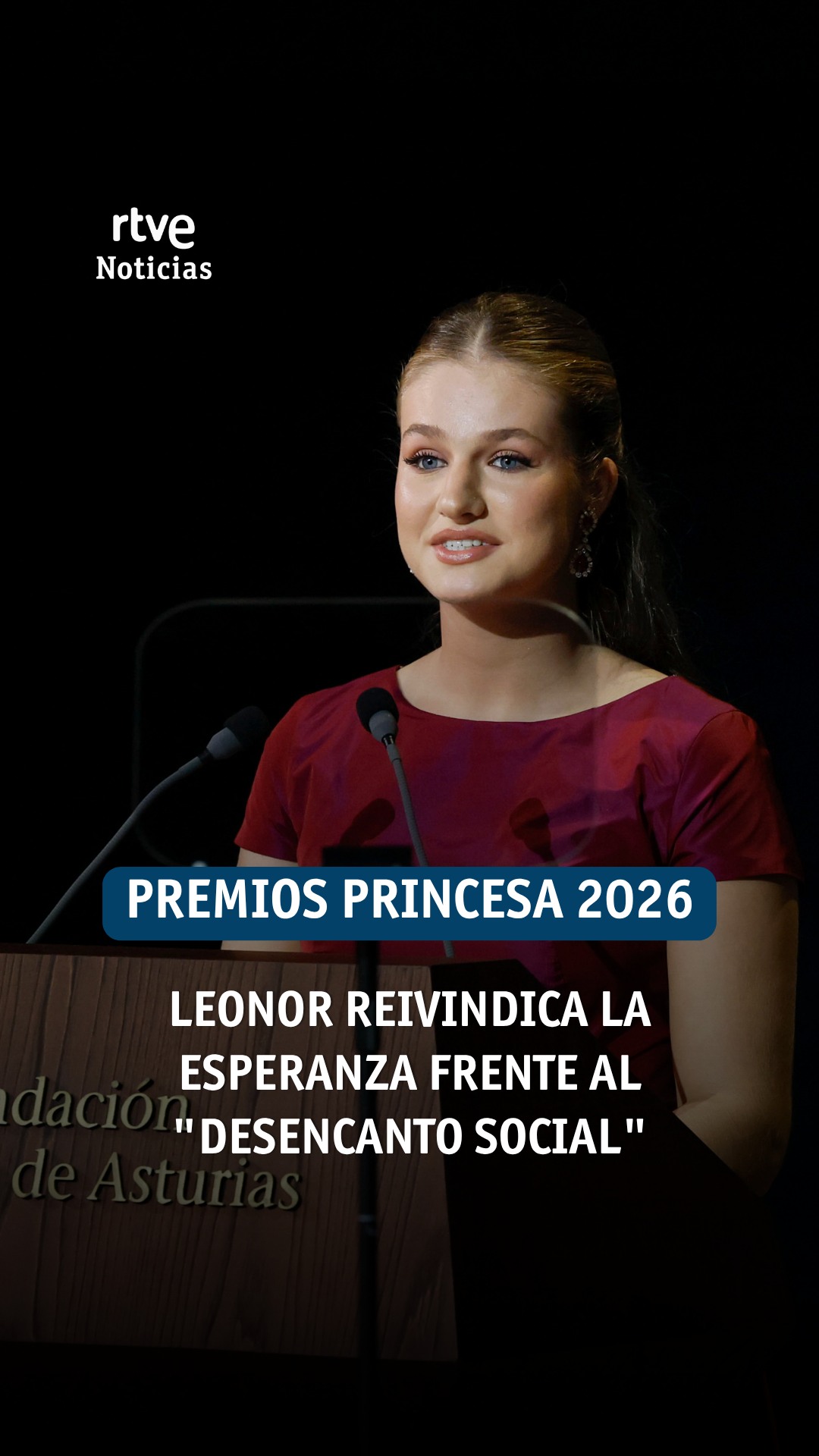 El viento se levanta: una joven invoca esperanza ante el desencanto actual