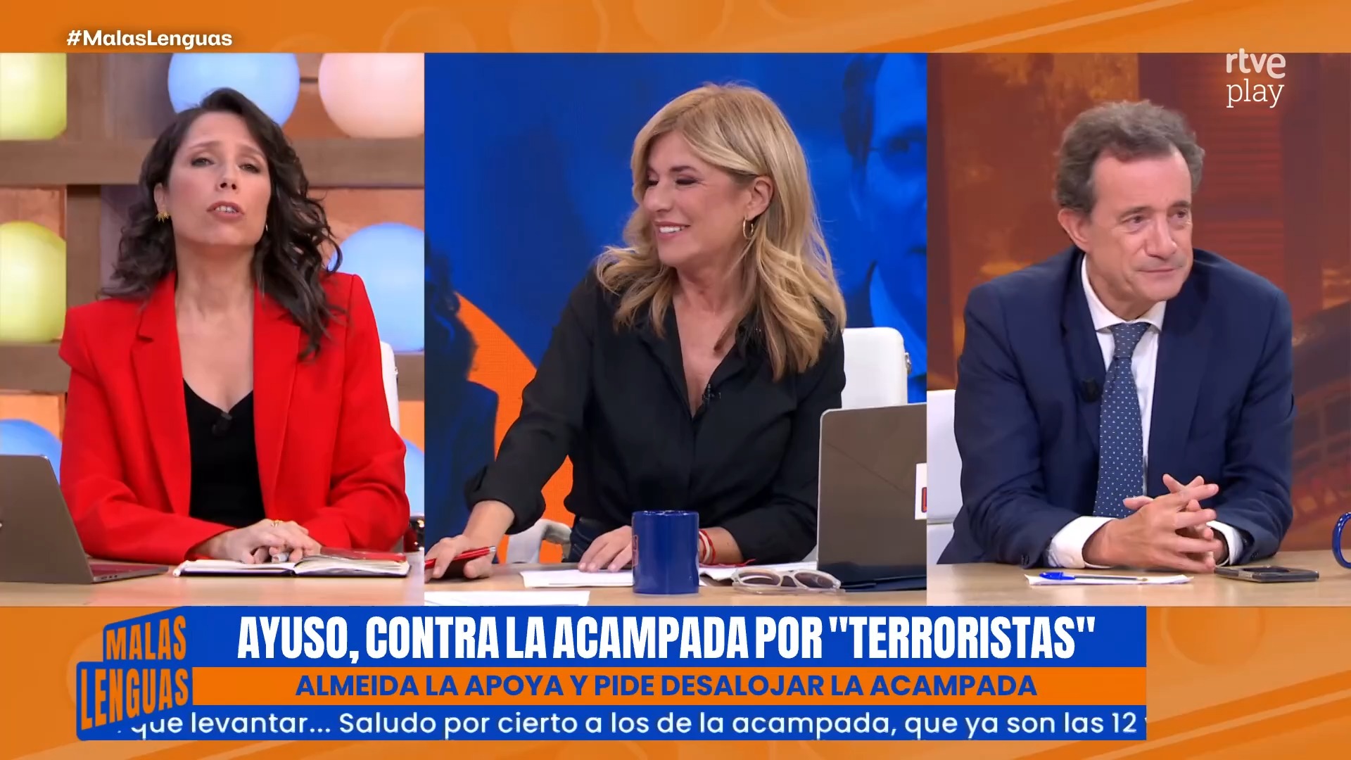 Marta invita a Ayuso y a todos a visitar el campamento de Sol