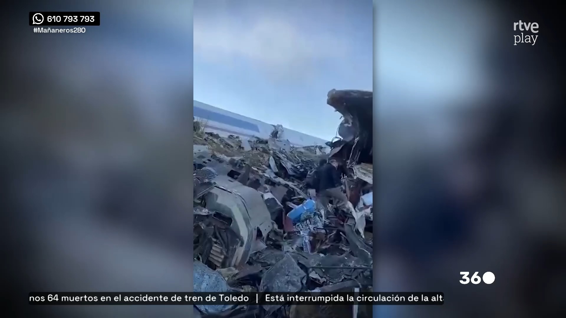 García-Page confirma 64 muertos en el choque de dos trenes en Urda