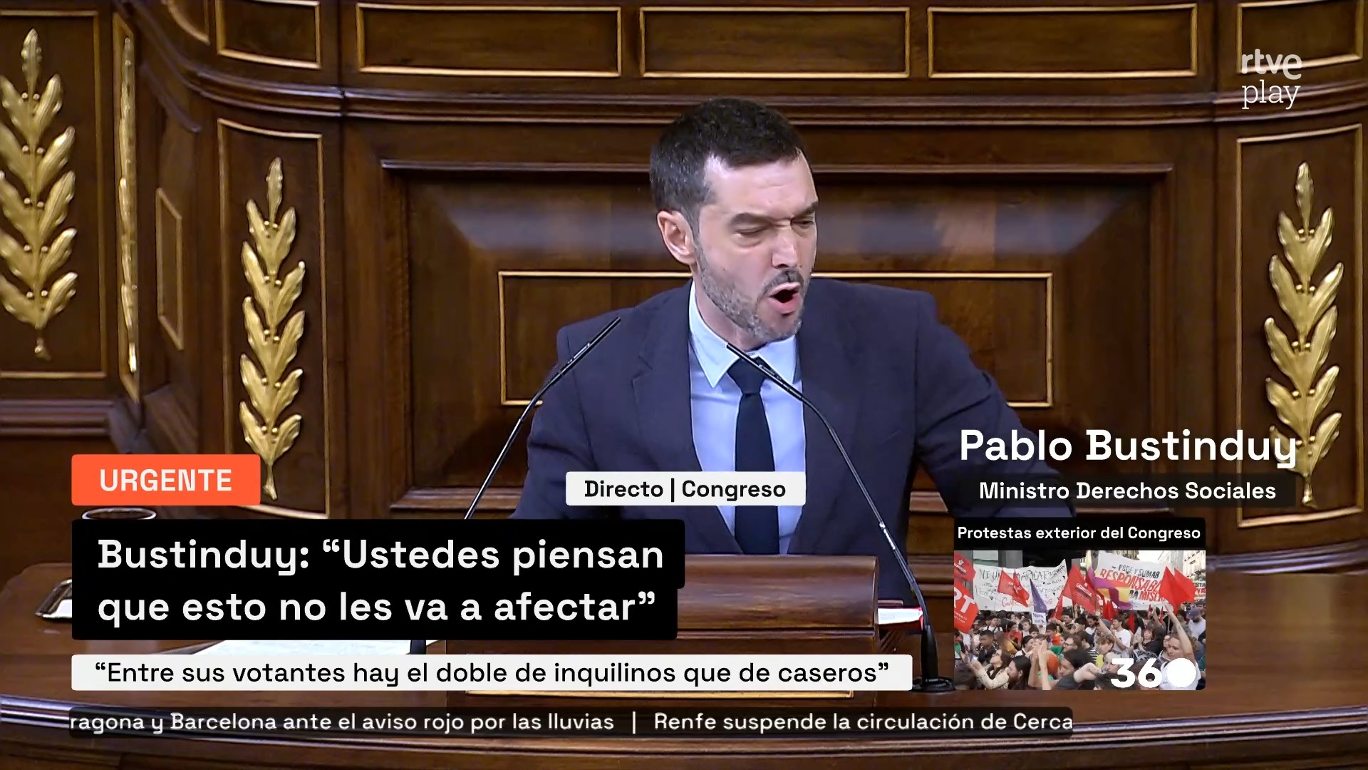 El Gobierno reprocha al PP, Vox y Junts priorizar a BlackRock sobre los inquilinos