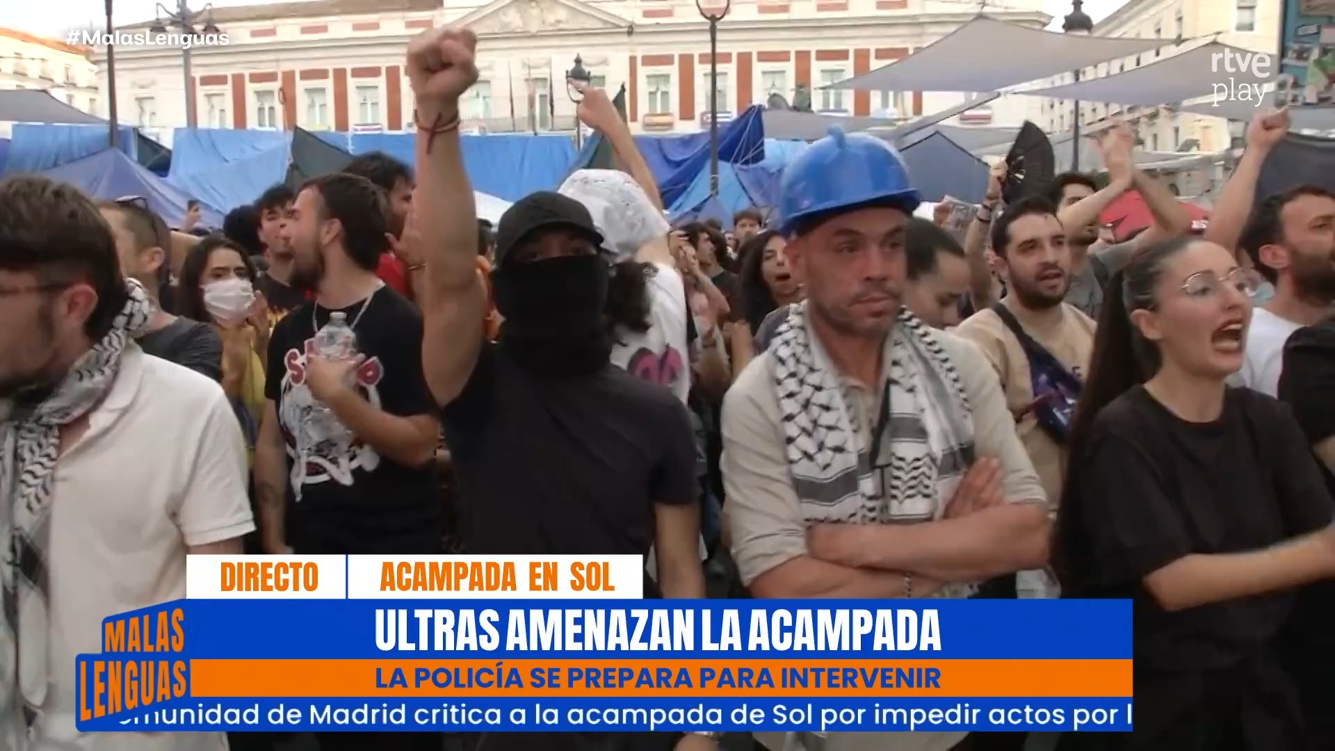 Cargas policiales en Sol: manifestante denuncia agresión desproporcionada contra pacifistas