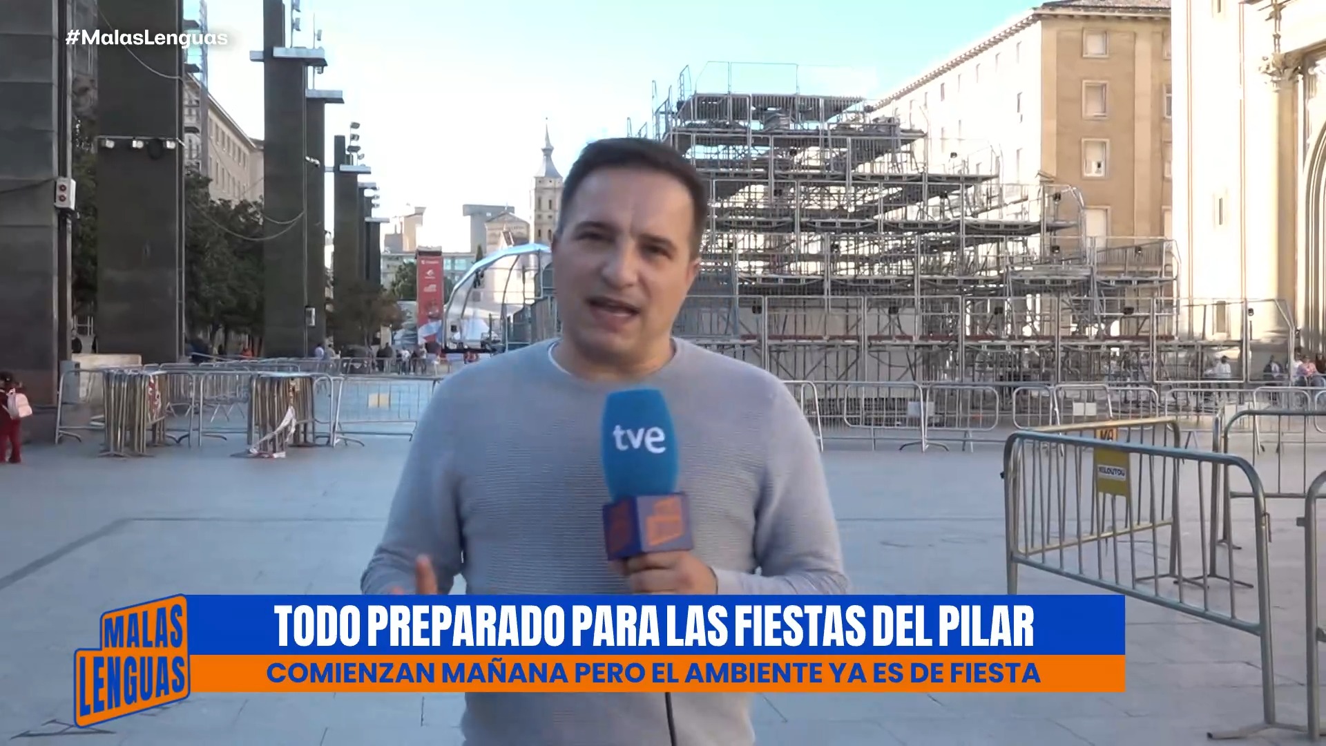 Zaragoza se prepara para las Fiestas del Pilar con miles de visitantes y peñistas