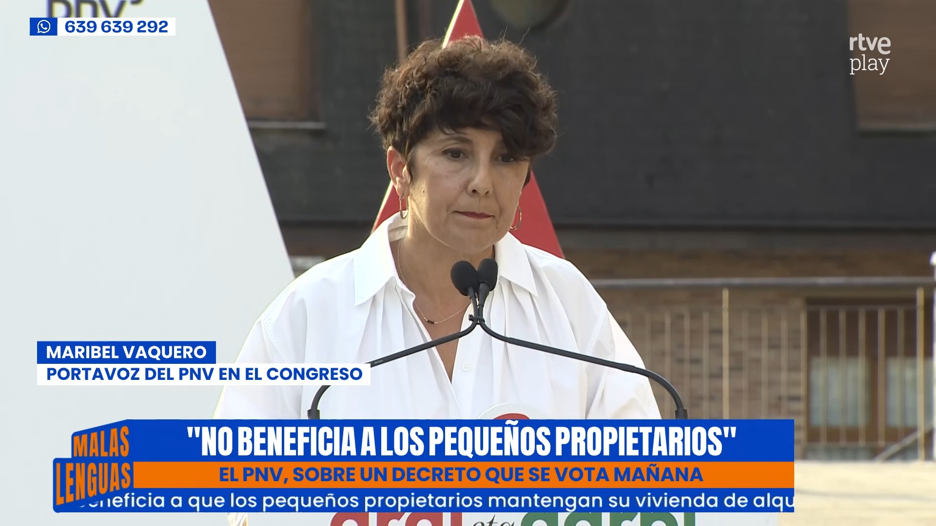 ⚖️ El PNV apoyará mañana el decreto con las principales medidas, pero votará en contra del segundo