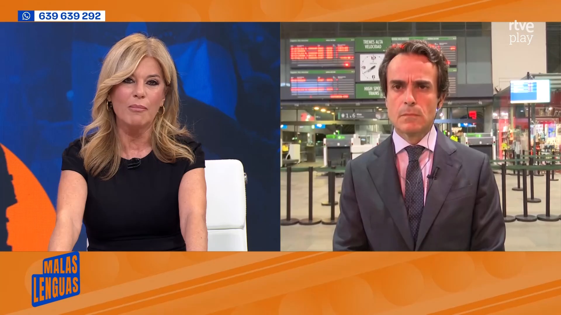 Muñoz confirma que su esposa sufrió contusiones y rotura de costilla en el AVE