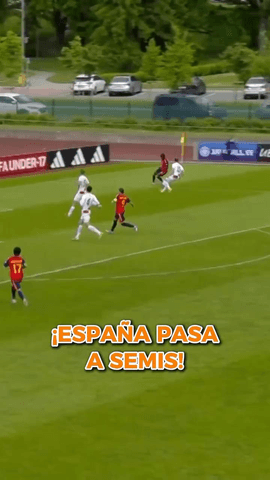  La @sefutbol est� en semifinales del Europeo #sub17 de Estonia.