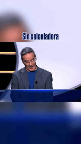 Avisamos: quizá no sea el cálculo más obvio de la historia… pero confiamos plenamente en vuestra destreza con los números #CifrasYLetras