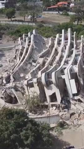  As� se ve la destrucci�n de La Guaira desde el aire.