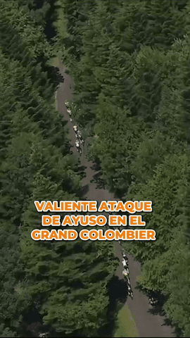 Juan Ayuso, al ataque en el Grand Colombier