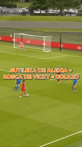  Así se abre la lata: sutileza de @alexiaputellas y golazo de @vickyylopezz._