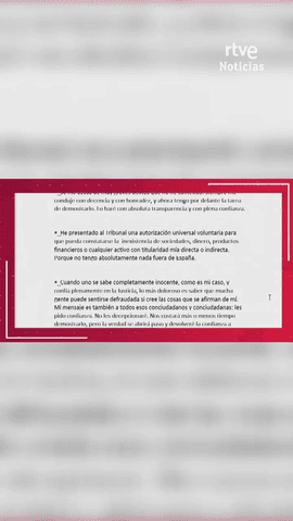 Jos� Luis Rodr�guez Zapatero ha emitido un comunicado tras comparecer durante casi dos horas ante el juez Calama de la Audiencia Nacional.