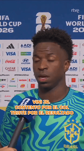 Vinicius analiza el complejo primer partido de Brasil ante Marruecos, donde anotó el gol de su equipo.