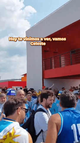 “Hoy te vinimos a ver, vamos Celeste vos sos mi vida”